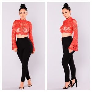 Call You Mine Crochet Crop Top